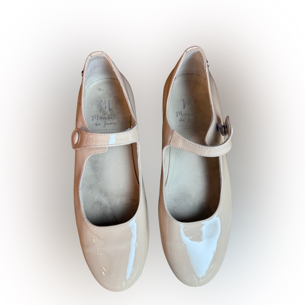 Manuel de Juan Patent Leather Mary Janes